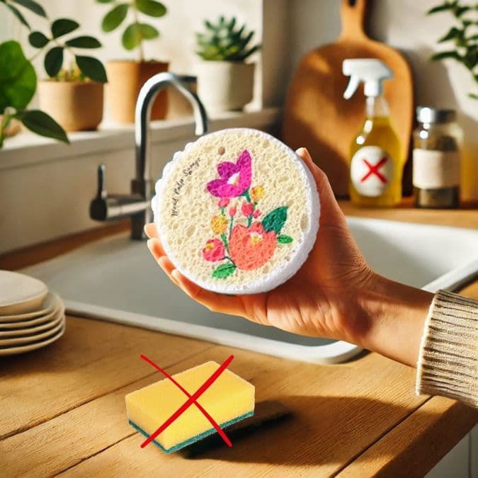 Ekologiczne sprzątanie kuchni – co zamiast plastikowej gąbki?